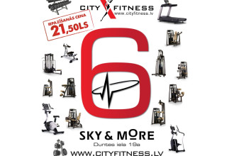 Mērķus sasniedz ar jaunākās paaudzes tehnoloģiju palīdzību jaunajā City Fitness Sky&More! Mērķus sasniedz ar jaunākās paaudzes tehnoloģiju palīdzību jaunajā City Fitness Sky&More!