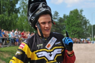 Treimanim otrā vieta Pasaules kausa posmā BMX Superkrosā
