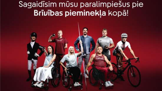 Latvijas paralimpiešus pēc ielidošanas pirmdienas vakarā sagaidīs pie Brīvības pieminekļa
