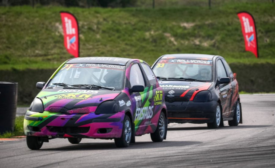 Latviešu sportistiem vairākas godalgotas vietas Baltijas rallijkrosa čempionāta 1.posmā