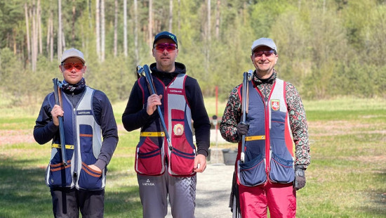 Latvijas stenda šāvēji uzvar Baltijas čempionāta 2. posmā Rīgā