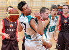 Foto: "DNB bankas" basketbolisti nodrošina vietu Banku kausa mazajā finālā
