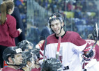 Latvijas hokejisti uzvar korejiešus un tiek universiādes 1/4finālā