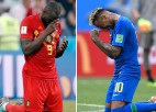 Klāt ceturtdaļfināli: Francija pret Urugvaju un Brazīlija pret Beļģiju