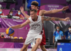 Latvijas 3x3 basketbola izlasei sāpīgs zaudējums spēlē pret Beļģiju