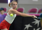 Marcinkēviča piedzīvo zaudējumu Parmas "WTA 250" turnīra kvalifikācijas pirmajā kārtā