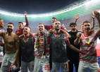 "RB Leipzig" mazākumā atspēlējas un pendelēs iegūst Vācijas kausu