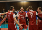 Latvijas volejbola izlase pārbaudes mačā četros setos apspēlē Norvēģiju