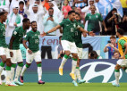 Saūda Arābija šokē futbola pasauli, satriecot Argentīnas nezaudēto spēļu virkni