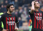 Čempione ''Milan'' ielaiž piecus pret ''Sassuolo'', Monca viesos pārspēj ''Juventus''