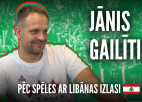 Klausītava | "Ģenerālis" un Gailītis pēc Latvijas uzvaras pār Libānu