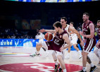 Video: PK 1/4 finālā Latvijas basketbolisti minimāli piekāpjas vāciešiem