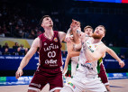 Video: Latvijas basketbolisti sagrauj lietuviešus, izcīnot piekto vietu Pasaules kausā