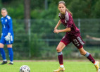 Latvijas U17 meiteņu izlase EČ atlasi noslēdz ar graujošu uzvaru pār Andoru