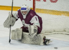 Latvijas hokejistes pēcspēles metienos atzīst Slovēnijas pārākumu