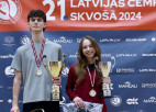 Jelgavnieki un rīdzinieki dominē Latvijas čempionātā skvošā senioriem un junioriem