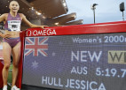 Austrāliete Hala labo pasaules rekordu 2000 metru skrējienā