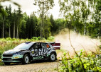 Video: WRC2 čempionātā Latvijas ātrumposmos dominē Solbergs