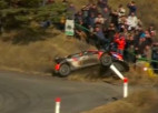 Video: WRC čempions Noivils Montekarlo rallijā piedzīvo avāriju