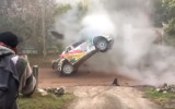 Video: Bolīviešu sportists piedzīvo lielu avāriju Argentīnas rallijā