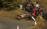 Video: WRC čempions Noivils Montekarlo rallijā piedzīvo avāriju