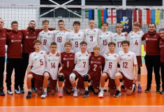 Latvijas U-16 volejbolistiem ceturtā vieta EČ kvalifikācijā