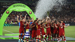 Dzaniolo vārti ļauj ''Roma'' kļūt par pirmo Konferences līgas čempioni