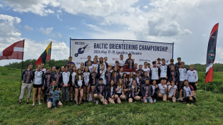 Latvijas orientieristi Baltijas čempionātā kopvērtējumā uzvar ceturto gadu pēc kārtas
