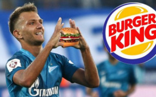 Foto: "Burger King" vēlas sadarbību ar "Zenit"