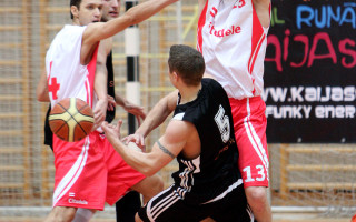 Foto: Fināla ģenerālmēģinājumā pārāki "Citadeles" basketbolisti