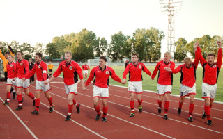 Foto: Latvijas futbola izlase pirms desmit gadiem