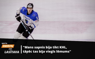 Pirmais igaunis KHL - Roba par cerību, ka Igaunija reiz varēs cīnīties pret Latviju