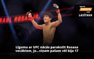 Nomainījis skolas solu pret UFC cīņu būri. 18 gadus vecais fenomens Rosass