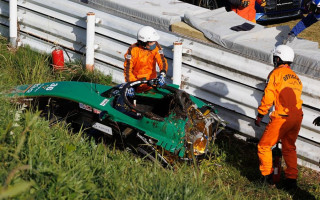 Video: Iespaidīga avārija Japānas formulu čempionātā