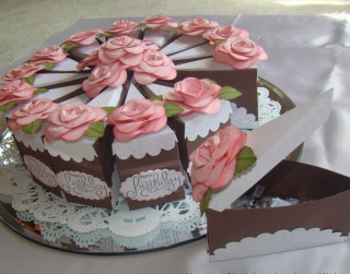 Radoša ideja: Papīra torte gardumu iesaiņošanai