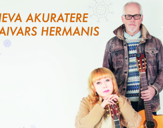 Ieva Akuratere un Aivars Hermanis aicina uz koncertiem “Ziemas dārzs”