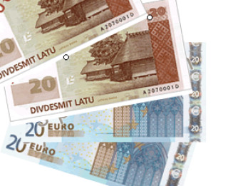 Uzmanību: Latvijas naudas banknote 20!
