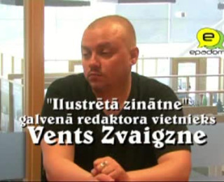 Video: ''Es neesmu eksperts'':  intervija ar žurnāla ''Ilustrētā Zinātne'' galvenā redaktora vietnieku Ventu Zvaigzni