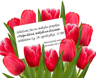 "Tulpe dārzā, mākslā un dizainā"