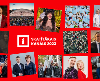 2023. gada skatītākais konsolidētās televīzijas kanāls Latvijā – LTV1