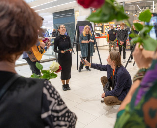 Atklāta mūzikas un mākslas festivāla “BILDES” izstāde “PUNKTOJAM!”