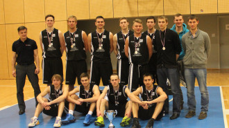 Foto: Kronēti Studentu Basketola līgas čempioni - BA "Turība"