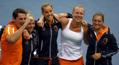 Nīderlandes tenisistes Maskavā sagrauj titulēto Krieviju