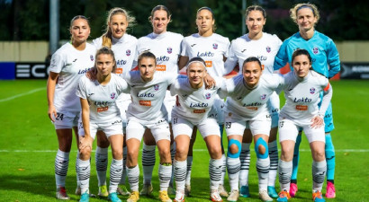 SFK "Rīga" kronē par Sieviešu futbola līgas čempionēm