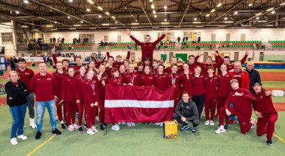 Latvijas juniori Baltijas čempionātā vieglatlētikā izcīna sudrabu