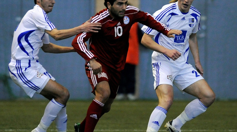 Vladimira Dvališvili (nr. 10) kontā vieni vārti
Foto: Romāns Kokšarovs, Sporta Avīze, f64