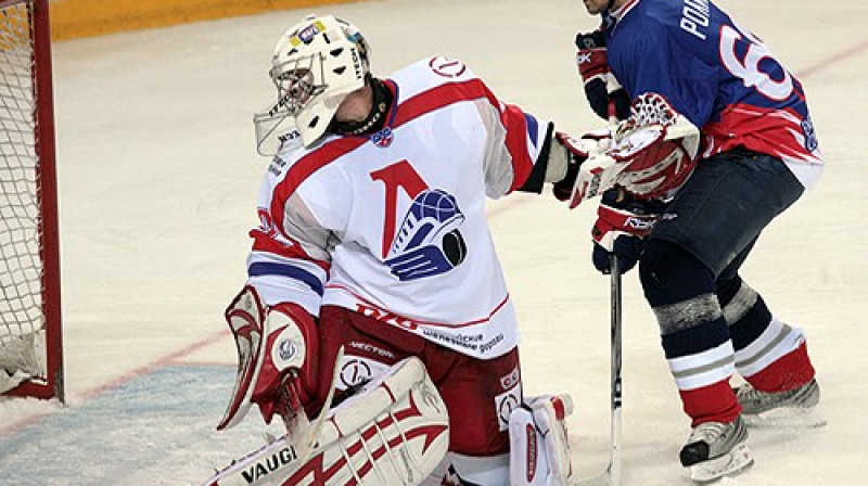 Georgijs Gelašvili atzīts par KHL pusfināla labāko vārtsargu.
Foto: ITAR-TASS