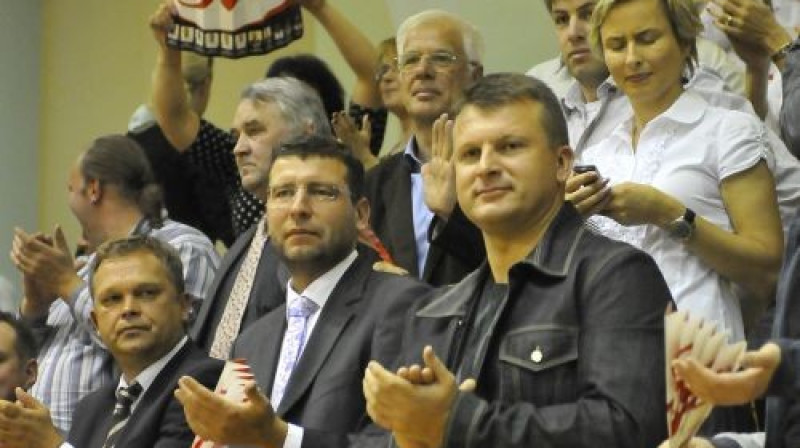 Andris Vanags, Ivo Zonne un Ainārs Šlesers
Foto: Romualds Vambuts, Sportacentrs.com