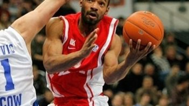 Villijs Dīns ''Lukoil'' triumfu sekmēja ar 28 punktiem.
Foto: euroleague.net