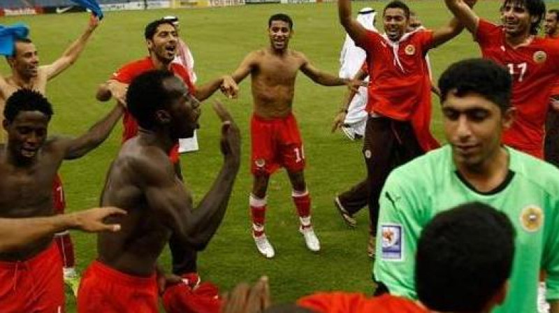 Bahreinas futbolisti līksmo
Foto: AP